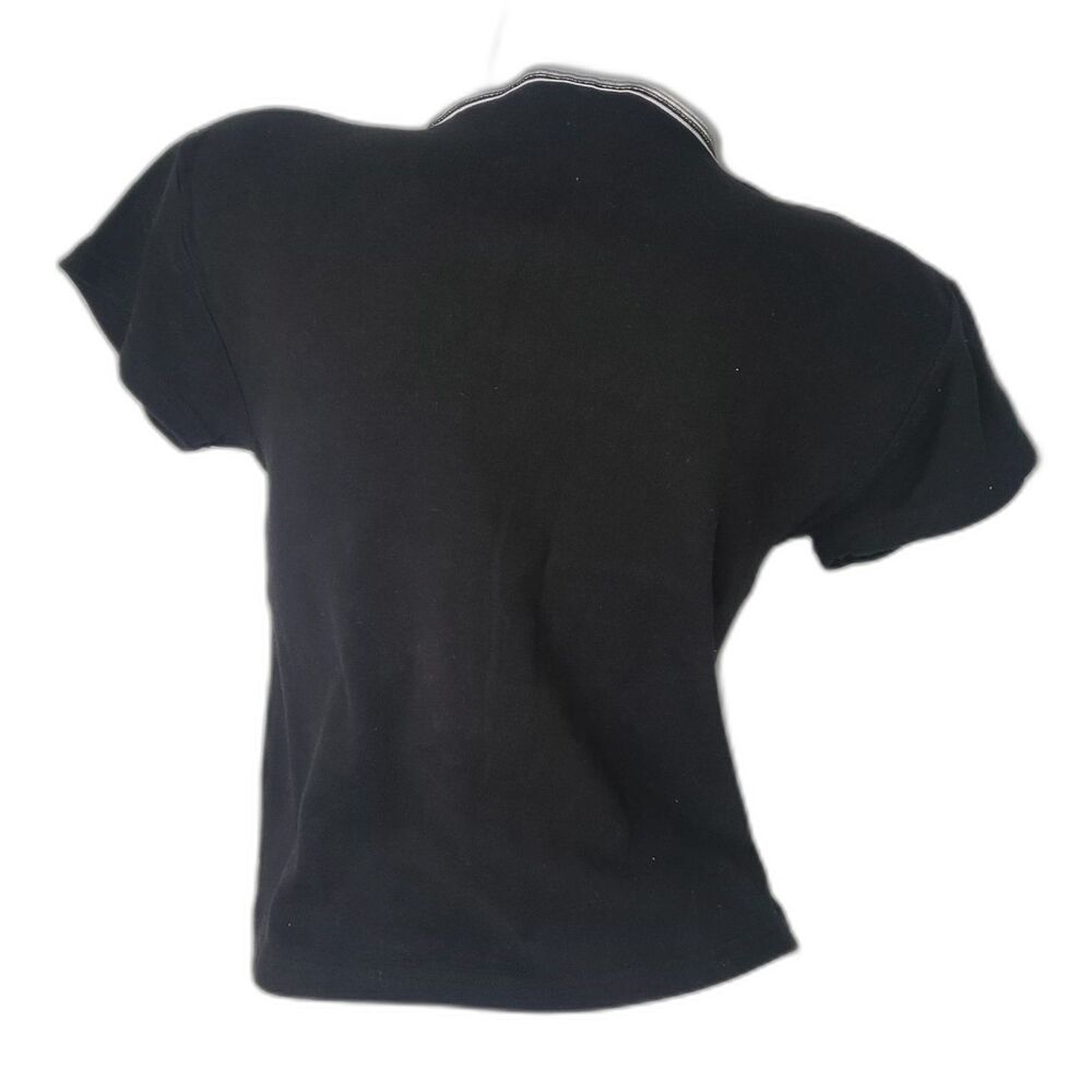 Hard Rock Cafe Toronto Black Short Sleeve Logo Crop Tee - Picture 2 of 7